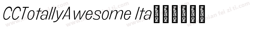 CCTotallyAwesome Ita字体转换
